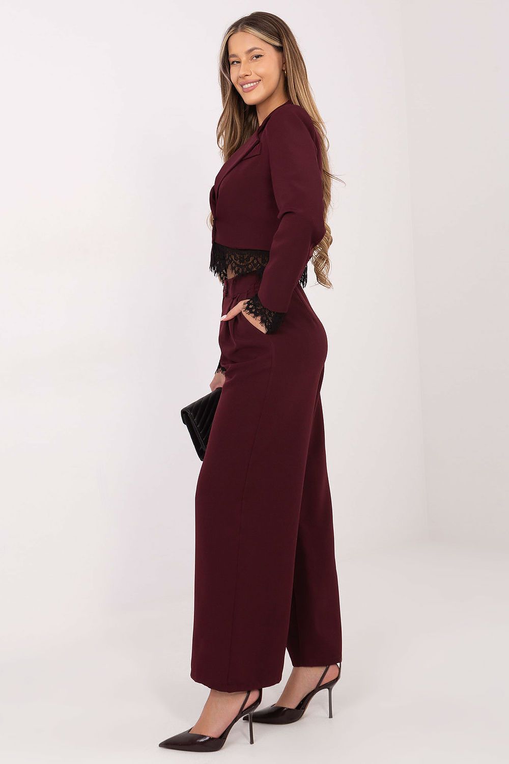 Korte blazer - rood