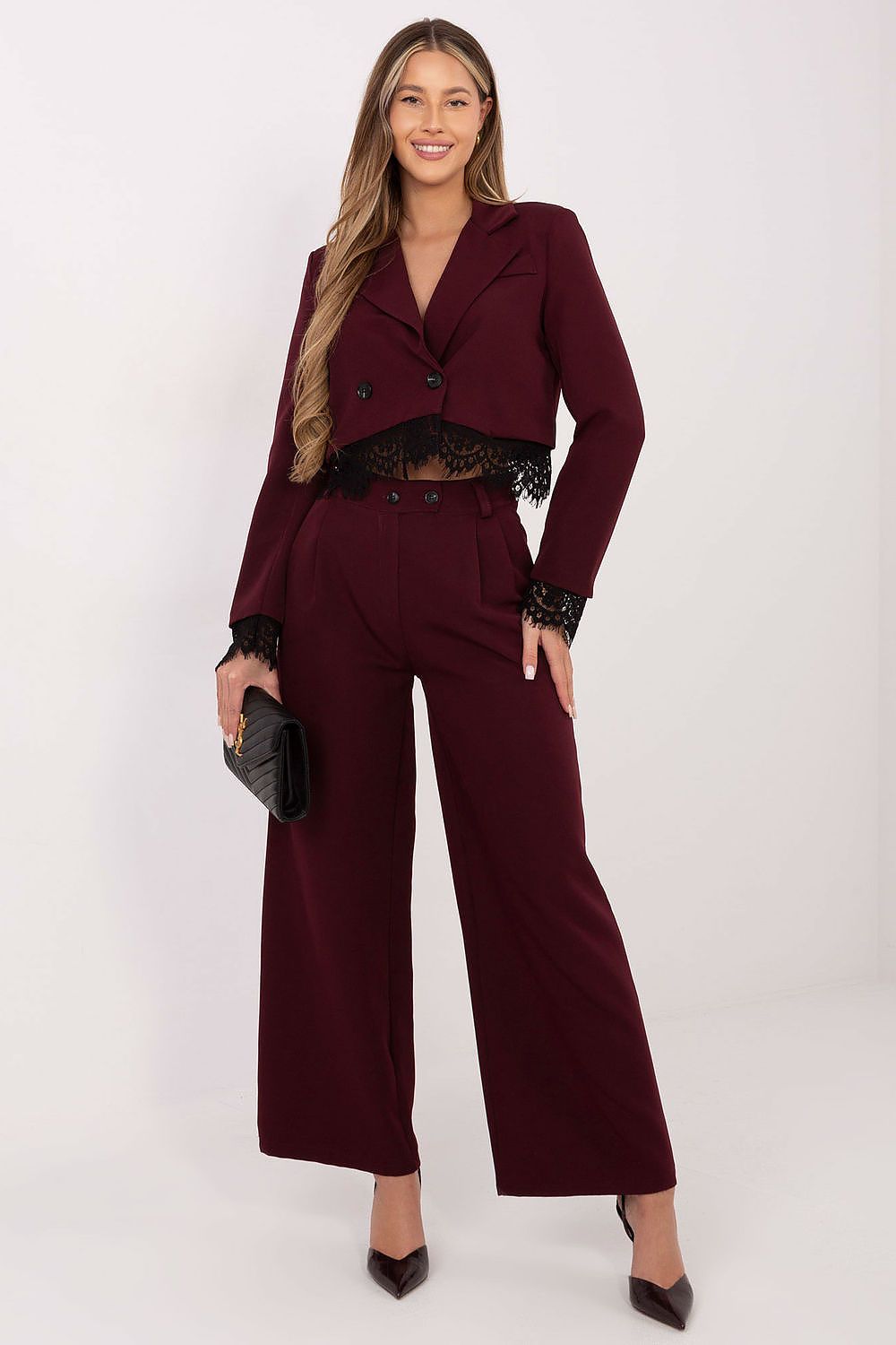 Korte blazer - rood